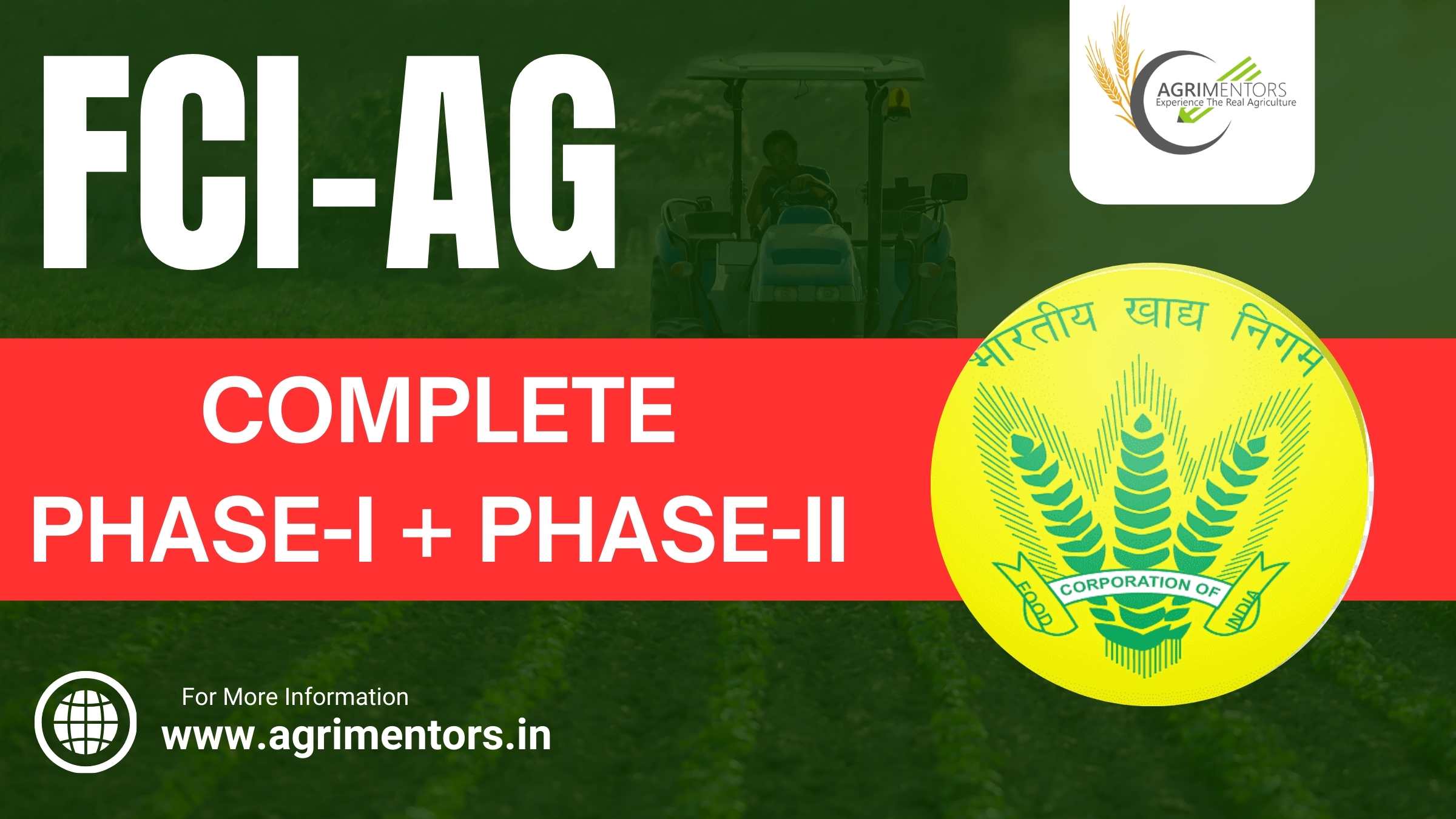 FCI-AG III Technical Complete Phase-I + Phase-II (Paper 1 + Paper 2)