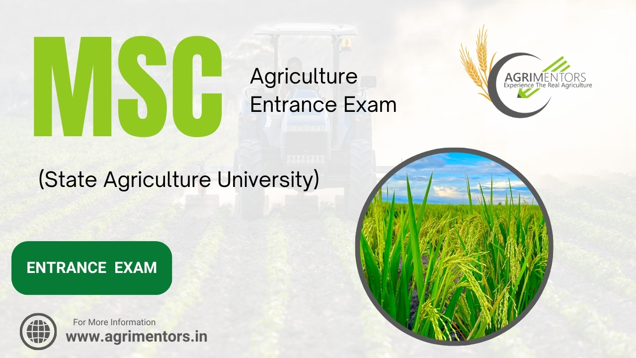 MSc Agriculture Entrance Exam (State Agriculture University)